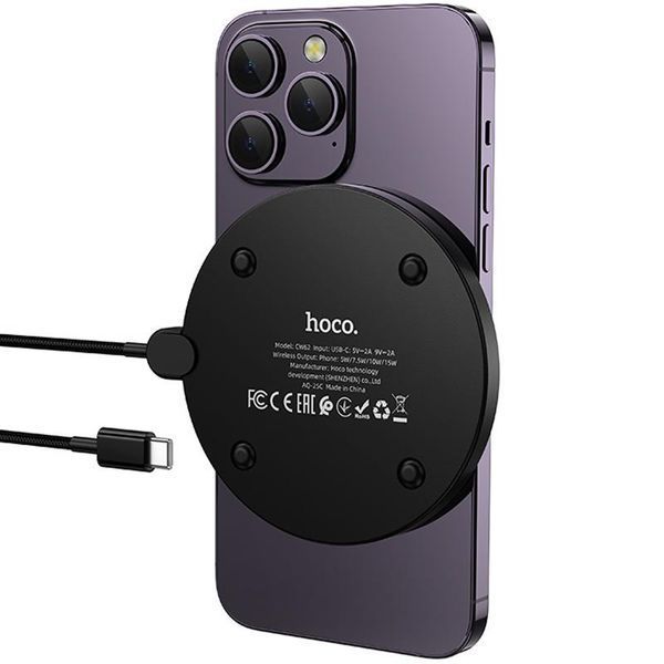 БЗП Hoco CW62 Peak 15W Black ILSO-00000079678-1 фото