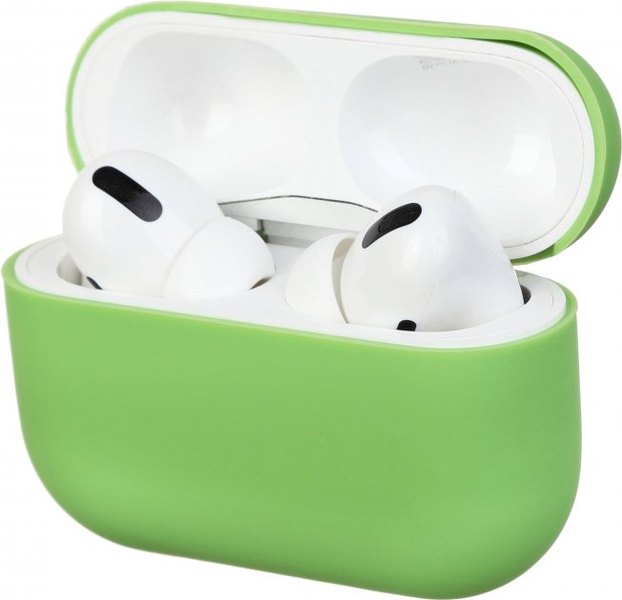 Силиконовый чехол для наушников AirPods Pro Green 203-00049 фото