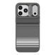 Чохол Kajsa Resort Collection Gradient Stripe with MagSafe для iPhone 17 Pro Grey B-Ring 2020000507468 фото