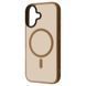 Чохол WAVE Matte Insane Case with Magnetic Ring для iPhone 16 Desert titanium 656-07873 фото