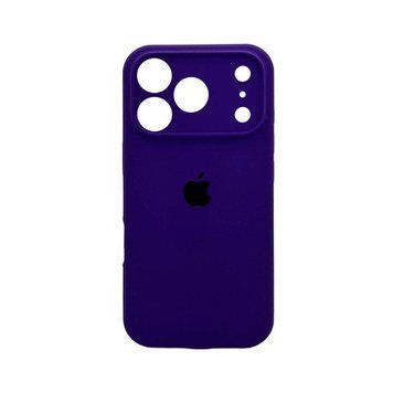 Силиконовый чехол с закрытой камерой для iPhone 17 Pro Max Dark Purple 666-04313 фото