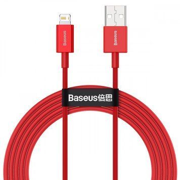 Кабель Baseus Superior Series Fast Charging Lightning 2.4A (2m) Red CALYS-C09 фото