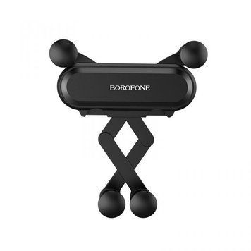Автотримач для телефона BOROFONE BH19 Eddie air outlet gravity in-car holder 6931474721204 фото