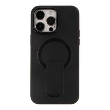 Чехол TPU+PC FlexGuard Magnetic Ring Stand для iPhone 14 Pro Max Deep Black 757-00425 фото