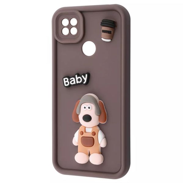 Чехол Pretty Things Case для Xiaomi Redmi 9C/10A Brown/Baby 777-02049 фото