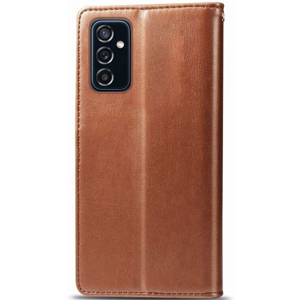 Кожаный чехол-книжка GETMAN Gallant (PU) для Samsung Galaxy M14 5G Brown 777-06411 фото
