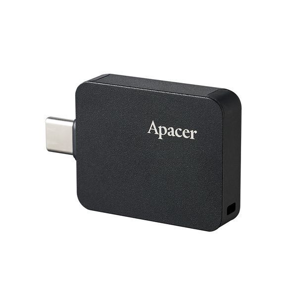 Портативный SSD Apacer AS714 512GB USB 3.2 Gen.2 Read/Write 1000MB/s Black AP512GAS714B-1 фото