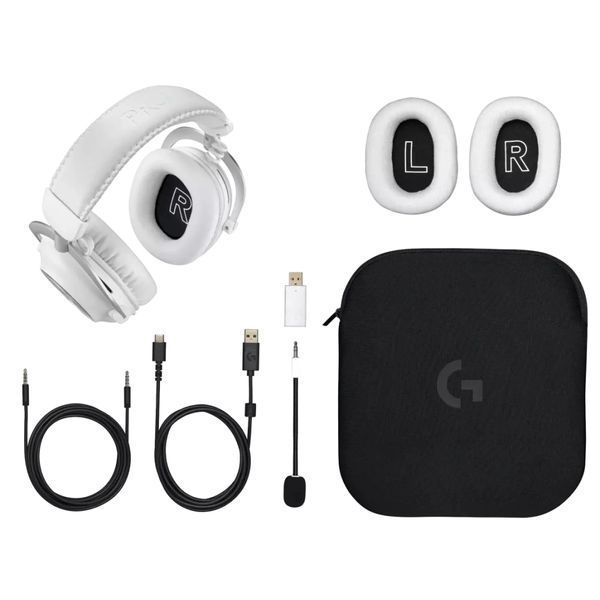 Навушники Logitech G Pro X 2 Lightspeed Wireless White (981-001269) 981-001269 фото