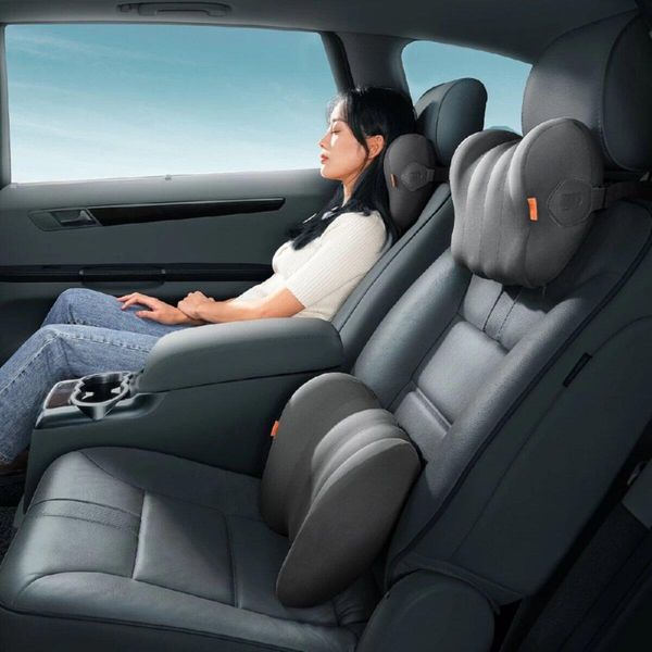 Подушка Baseus ComfortRide Series Car Lumbar Pillow Cluster Black 656-00588 фото