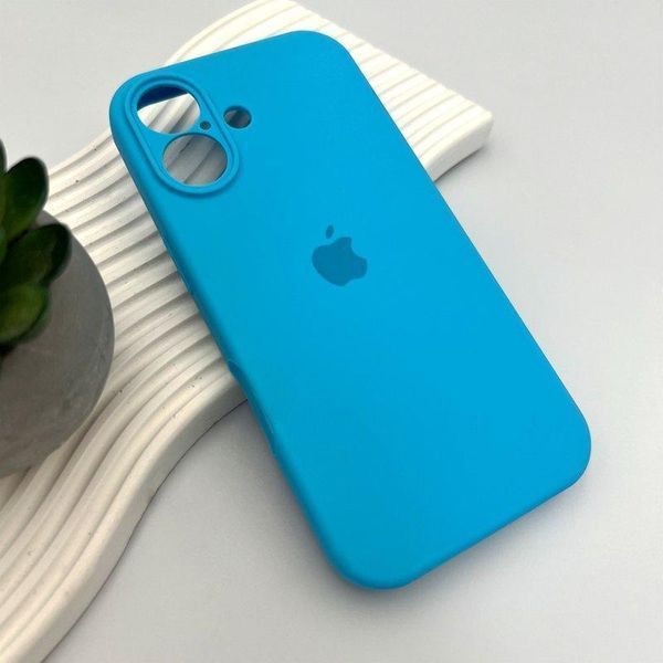 Силиконовый чехол с закрытой камерой для iPhone 17 Light Blue 666-04213 фото