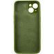 Силиконовый чехол Silk Full Camera Protective для Apple iPhone 14 (6.1") Dark Olive 777-09779 фото 4