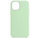 Силіконовий чохол Silk Full Protective для Apple iPhone 15 Plus (6.7") Pistachio 777-10279 фото