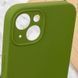 Силиконовый чехол Silk Full Camera Protective для Apple iPhone 14 (6.1") Dark Olive 777-09779 фото 6