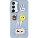 Чехол TPU Leather Toys для Samsung Galaxy A15 4G/5G / M15 5G Labubu / Blue 555-00937 фото 2