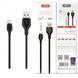 Кабель для зарядки и передачи данных XO-NB103 USB to Lightning Черный 2 м 209-00054 фото 2