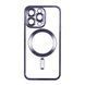 Чохол TPU Metallic with Magsafe з закритою камерою для iPhone 13 Фіолетовий 214-01068 фото