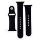 Ремінець для Apple Watch Band Silicone Two-Piece 42/44/45/49 mm Black 212-02172 фото