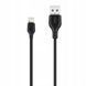 Кабель для зарядки и передачи данных XO-NB103 USB to Lightning Черный 2 м 209-00054 фото 1