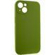 Силиконовый чехол Silk Full Camera Protective для Apple iPhone 14 (6.1") Dark Olive 777-09779 фото 2