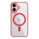 Чехол NEW TPU Color with Magsafe для iPhone 16 Red 214-02574 фото