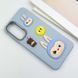 Чехол TPU Leather Toys для Samsung Galaxy A15 4G/5G / M15 5G Labubu / Blue 555-00937 фото 3