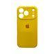 Силіконовий чохол з закритою камерою для iPhone 17 Pro / 18 Pro (6.3") Canary Yellow 666-04263 фото