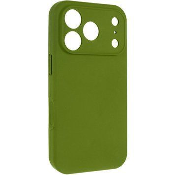 Силіконовий чохол Silk Full Camera Protective для Apple iPhone 17 Pro Max / 18 Pro Max (6.9") Dark Olive 777-09530 фото