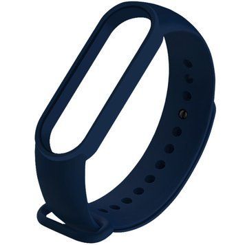 Силіконовий ремінець для Xiaomi Mi Band 3/4 Midnight blue 212-01188 фото