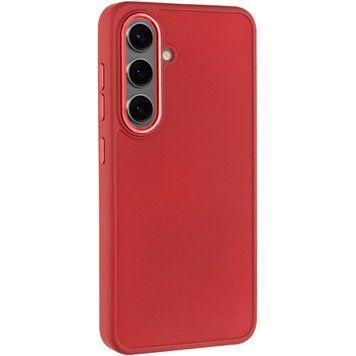 Чехол TPU Bonbon Metal Style для Samsung Galaxy S24 / S25 Red 555-02780 фото