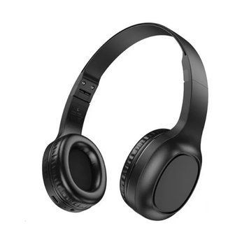 Бездротові накладні навушники HOCO W46 Charm BT headset Black 6942007601696 фото