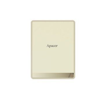 Портативный SSD Apacer AS724 512 GB USB 3.2 Gen.2 Type-C Read/Write 500MB/s Cream AP512GAS724C-1 фото