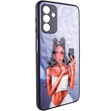 TPU+PC чохол Prisma Ladies для Samsung Galaxy A14 4G/5G Black in White 777-07261 фото