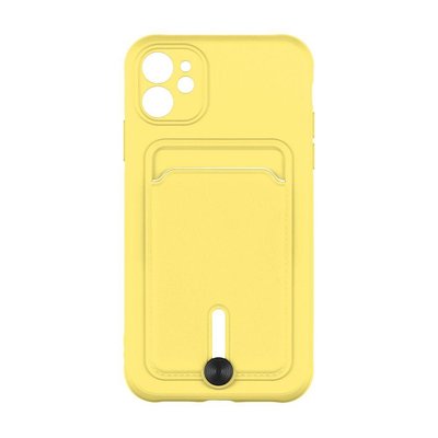 Чехол Colorfull Pocket Card с карманом для карт для iPhone 11 Yellow 208-01800 фото