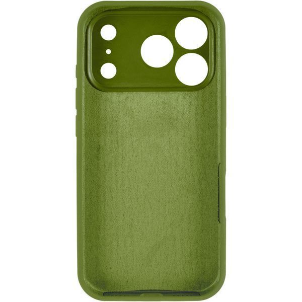 Силіконовий чохол Silk Full Camera Protective для Apple iPhone 17 Pro Max (6.9") Dark Olive 777-09530 фото