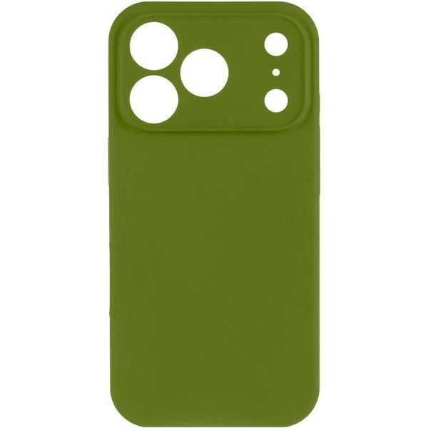 Силіконовий чохол Silk Full Camera Protective для Apple iPhone 17 Pro Max (6.9") Dark Olive 777-09530 фото