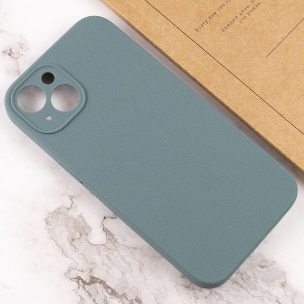 Силиконовый чехол Silk Full Camera Protective для Apple iPhone 14 (6.1") Pine green 777-09780 фото