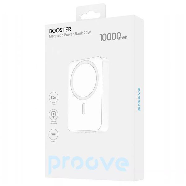 Портативная батарея Proove Booster 20W 10000mAh Белая 216-00076 фото