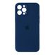 Силіконовый чохол з закритою камерою для iPhone 12 Pro Max Midnight Blue 208-00840 фото