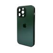 Чехол для смартфона AG Glass Matt Frame Color для iPhone 15 Pro Max Cangling Green