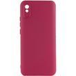Чохол Silicone Cover Lakshmi Full Camera для Xiaomi Redmi 9A Siliconcase Бордовий / Marsala