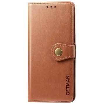 Кожаный чехол-книжка GETMAN Gallant (PU) для Samsung Galaxy A07 Коричневый 555-02581 фото