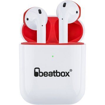 Наушники BeatBox PODS AIR 2 Wireless Charging White-Red (bbpair2wcwr) bbpair2wcwr фото
