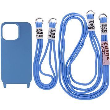 Чехол TPU two straps California для iPhone 13 Cosmos blue 208-05660 фото