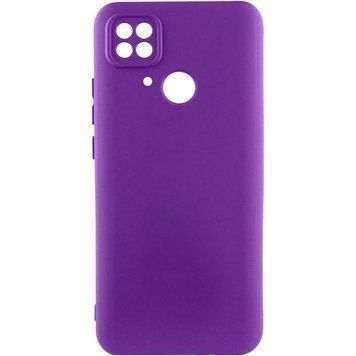 Чехол TPU GETMAN Liquid Silk Full Camera для Xiaomi Redmi 10C Фиолетовый / Purple ILSO-00000074068-14 фото