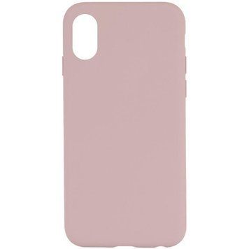 Силиконовый чехол Silk Full Protective для iPhone X / XS (5.8") Chalk Pink 777-10831 фото