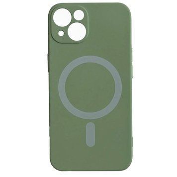 Силіконовий чохол з MagSafe для iPhone 13 Зелений 214-00055 фото