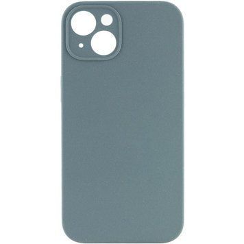 Силиконовый чехол Silk Full Camera Protective для Apple iPhone 13 (6.1") Pine green 777-09831 фото