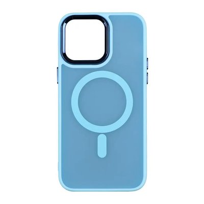 Чехол Space Magnetic Color з Magsafe для iPhone 15 Pro Голубой 214-00801 фото