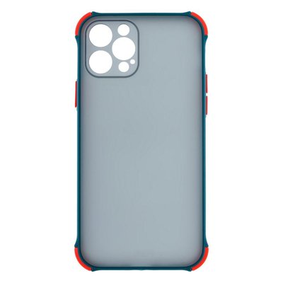 Силіконовий чохол TOTU Armor Dark with Frame для iPhone 12 Pro Зелений 208-00975 фото