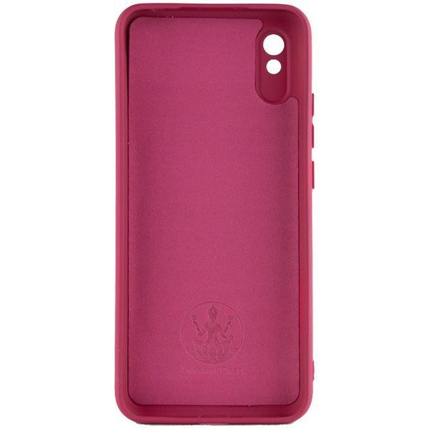 Чохол Silicone Cover Lakshmi Full Camera для Xiaomi Redmi 9A Siliconcase Бордовий / Marsala 777-07053 фото